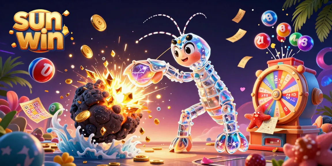 Engage with the sun win lottery excitement as a galactic samurai bursts through an asteroid for treasure!