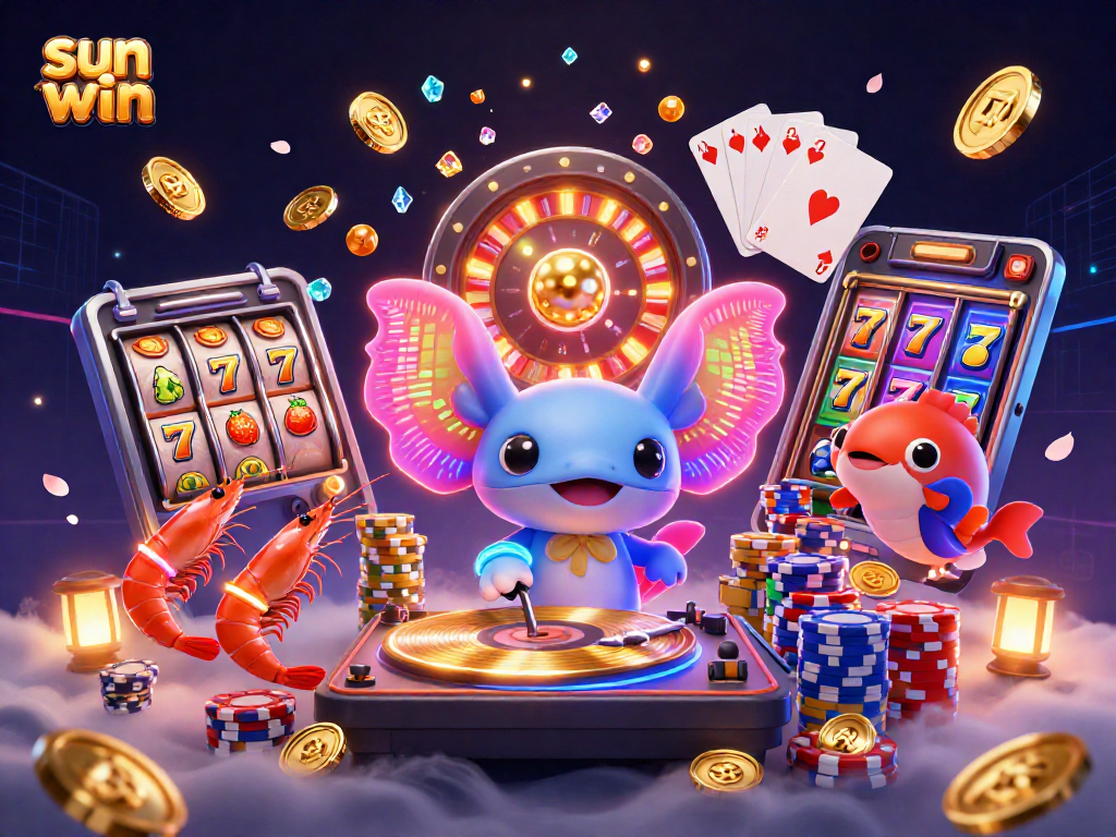 Engage with exciting slot reels and casino fun at sun win, featuring vibrant characters and exhilarating game elements.